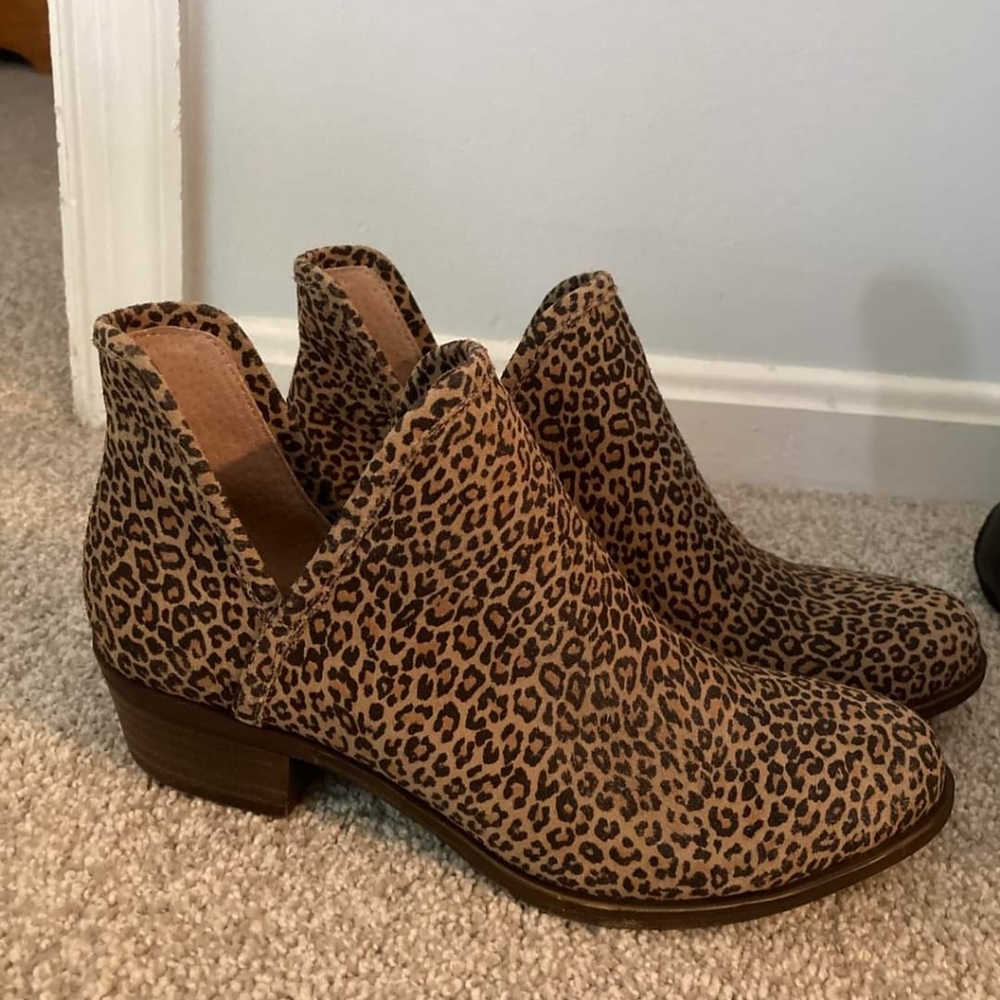 Lucky Brand-Leopard Booties